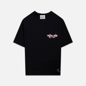 Realism Snake Logo Black Tee